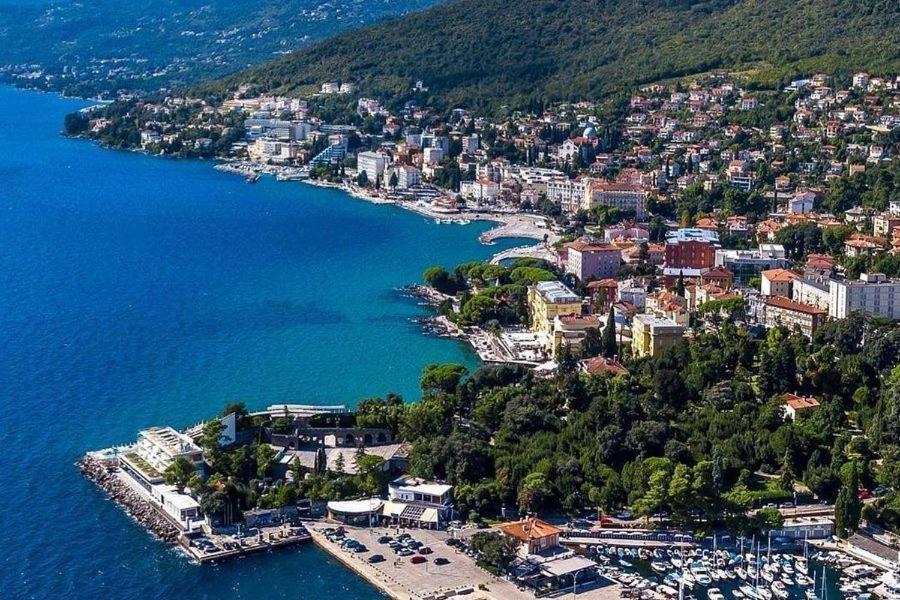 Villa Adriatic, Apartment Enio With Swimming Pool, Panoramic Sew View, Free Parking Ičići Dış mekan fotoğraf